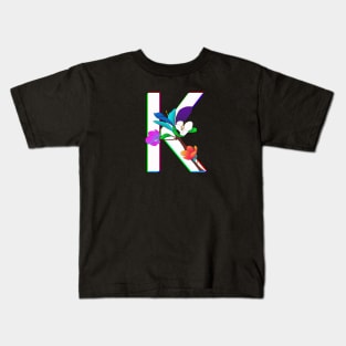 Monogram K neon Kids T-Shirt